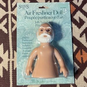 Vintage NOS Air Freshener Doll Blank DIY Jolly Santa Claus Syndee’s Crafts